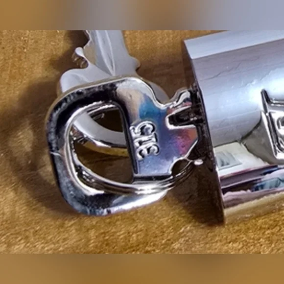 RARE Authentic Louis Vuitton Silver Lock & Key Set #315 (PERSTIN CONDITION ) - Picture 10 of 10